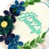 Blue Themed Birthday Quilled Greeting Card - B1 image Blue Themed Birthday Quilled Greeting Card - B1 image