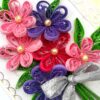 Sparkling Pink Theme Bouquet Greeting Card image Sparkling Pink Theme Bouquet Greeting Card image