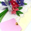 Sparkling Pink Theme Bouquet Greeting Card image Sparkling Pink Theme Bouquet Greeting Card image