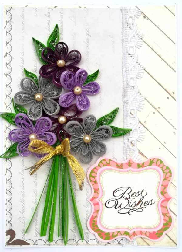 Sparkling Purple Flowers Bouquet image Sparkling Purple Flowers Bouquet image