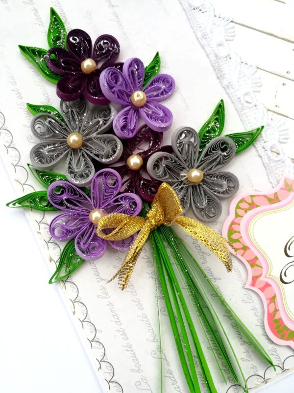 Sparkling Purple Flowers Bouquet image Sparkling Purple Flowers Bouquet image