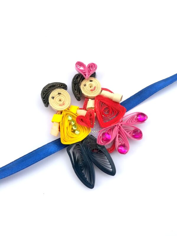 Quilled Rakhi - Design 14 image Quilled Rakhi - Design 14 image