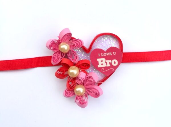 Quilled Rakhi - Design 8 image Quilled Rakhi - Design 8 image