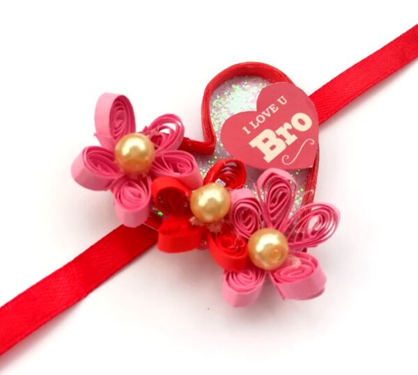 Quilled Rakhi - Design 8 image Quilled Rakhi - Design 8 image