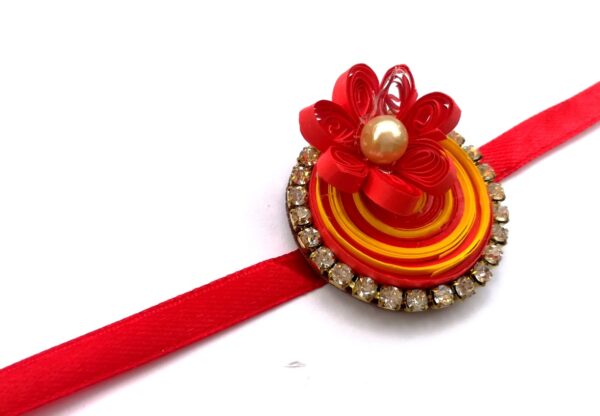 Quilled Rakhi - Design 16 image Quilled Rakhi - Design 16 image
