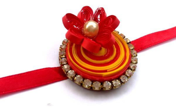 Quilled Rakhi - Design 16 image Quilled Rakhi - Design 16 image