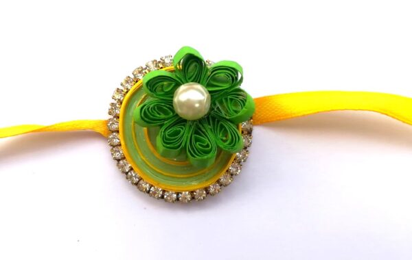 Quilled Rakhi - Design 17 image Quilled Rakhi - Design 17 image
