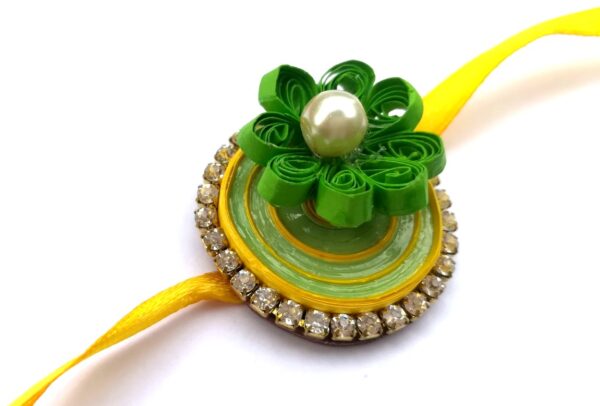 Quilled Rakhi - Design 17 image Quilled Rakhi - Design 17 image