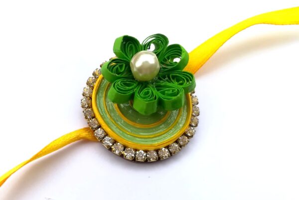 Quilled Rakhi - Design 17 image Quilled Rakhi - Design 17 image