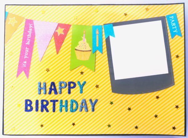 Sparkling Multicolor Birthday Mini Scrapbook Gift image Sparkling Multicolor Birthday Mini Scrapbook Gift image