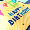 Sparkling Multicolor Birthday Mini Scrapbook Gift image Sparkling Multicolor Birthday Mini Scrapbook Gift image