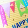 Sparkling Multicolor Birthday Mini Scrapbook Gift image Sparkling Multicolor Birthday Mini Scrapbook Gift image