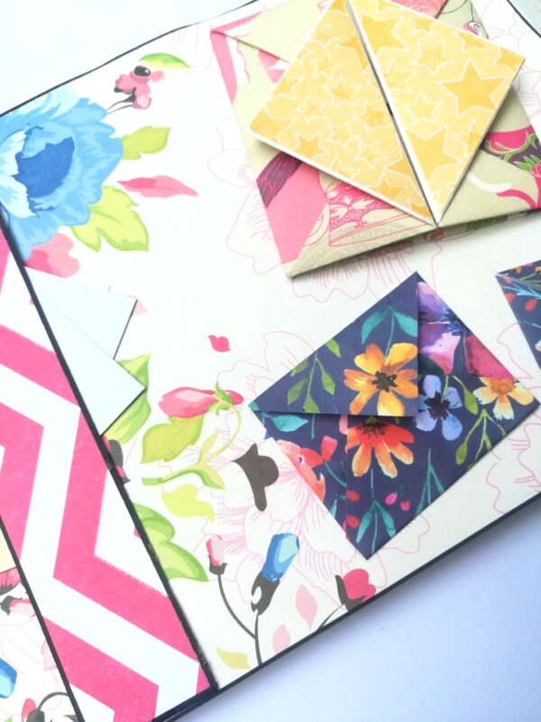 Sparkling Multicolor Birthday Mini Scrapbook Gift image Sparkling Multicolor Birthday Mini Scrapbook Gift image