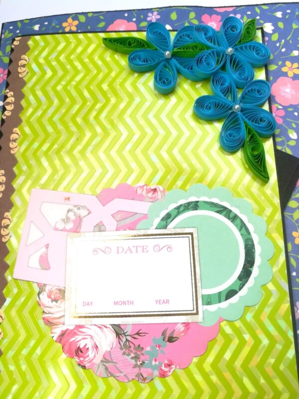 Sparkling Multicolor Birthday Mini Scrapbook Gift image Sparkling Multicolor Birthday Mini Scrapbook Gift image