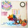Quilled Sparkling Birthday Cake Greeting Card image