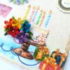 Quilled Sparkling Birthday Cake Greeting Card image
