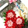 Red Themed Quilled Flowers Couple Greeting Card image Red Themed Quilled Flowers Couple Greeting Card image