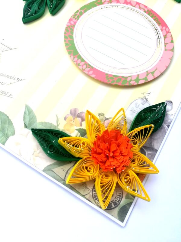 Exotic Sunshine Quilled Flowers Greeting Card image Exotic Sunshine Quilled Flowers Greeting Card image