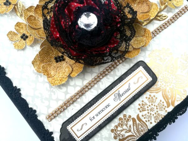Black & Gold Themed Memories Scrapbook image Black & Gold Themed Memories Scrapbook image