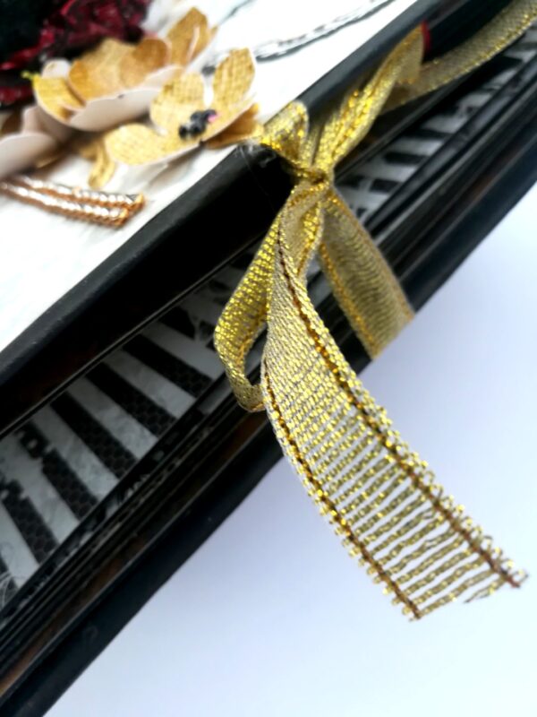 Black & Gold Themed Memories Scrapbook image Black & Gold Themed Memories Scrapbook image