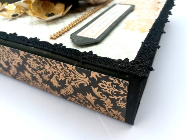 Black & Gold Themed Memories Scrapbook image Black & Gold Themed Memories Scrapbook image