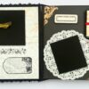 Black & Gold Themed Memories Scrapbook image Black & Gold Themed Memories Scrapbook image