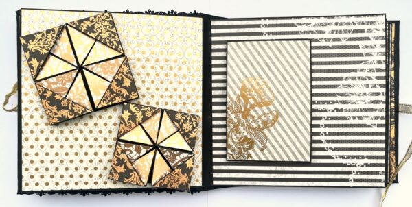 Black & Gold Themed Memories Scrapbook image Black & Gold Themed Memories Scrapbook image