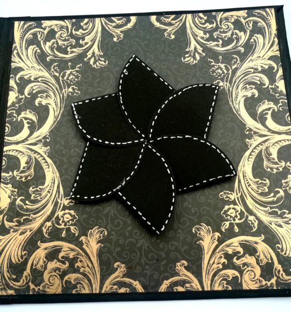 Black & Gold Themed Memories Scrapbook image Black & Gold Themed Memories Scrapbook image