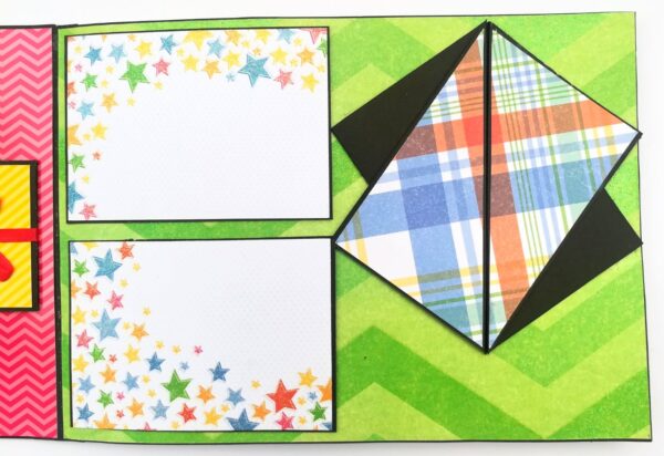 Sparkling Multicolor Birthday Mini Scrapbook Gift image Sparkling Multicolor Birthday Mini Scrapbook Gift image
