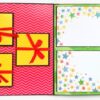 Sparkling Multicolor Birthday Mini Scrapbook Gift image Sparkling Multicolor Birthday Mini Scrapbook Gift image