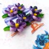Purple Quilled Birthday Cake Greeting Card image Purple Quilled Birthday Cake Greeting Card image