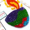 Sparkling Handmade Quilled Diwali Greeting Card D14 image Sparkling Handmade Quilled Diwali Greeting Card D14 image