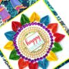 Sparkling Handmade Quilled Diwali Greeting Card D18 image Sparkling Handmade Quilled Diwali Greeting Card D18 image