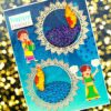 Sparkling Handmade Quilled Diwali Greeting Card D16 image Sparkling Handmade Quilled Diwali Greeting Card D16 image