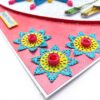 Sparkling Handmade Quilled Diwali Greeting Card D19 image Sparkling Handmade Quilled Diwali Greeting Card D19 image