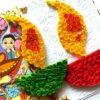 Sparkling Handmade Quilled Diwali Greeting Card D21 image Sparkling Handmade Quilled Diwali Greeting Card D21 image
