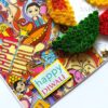 Sparkling Handmade Quilled Diwali Greeting Card D21 image Sparkling Handmade Quilled Diwali Greeting Card D21 image