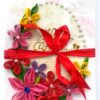 Quilled Birthday 3 Fold Mini Scrapbook Card image Quilled Birthday 3 Fold Mini Scrapbook Card image