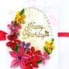 Quilled Birthday 3 Fold Mini Scrapbook Card image Quilled Birthday 3 Fold Mini Scrapbook Card image
