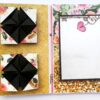Quilled Birthday 3 Fold Mini Scrapbook Card image Quilled Birthday 3 Fold Mini Scrapbook Card image