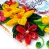 Yellow & Red Quilled Birthday Card image Yellow & Red Quilled Birthday Card image