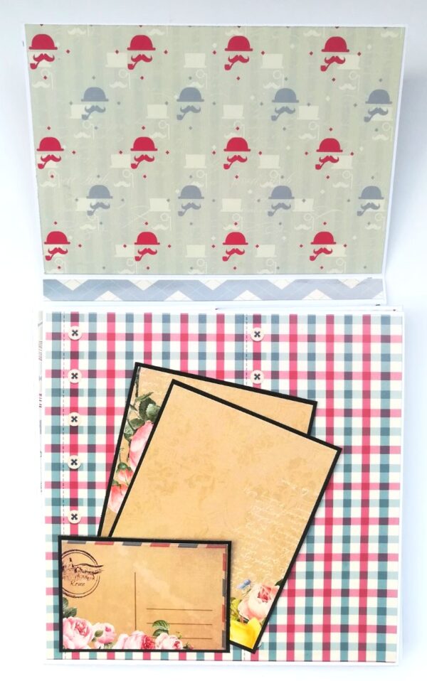 Male themed Mini Scrapbook Gift - M1 image Male themed Mini Scrapbook Gift - M1 image