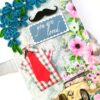 Love and Birthday Male themed 3 fold Mini Scrapbook image