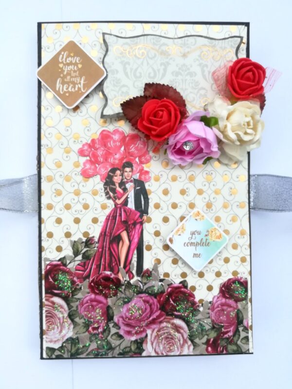 Love Themed 3 fold Mini Scrapbook image Love Themed 3 fold Mini Scrapbook image