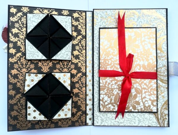 Love Themed 3 fold Mini Scrapbook image Love Themed 3 fold Mini Scrapbook image