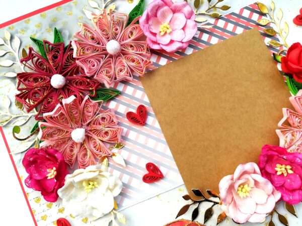 Sparkling Big Large Love Greeting Card Mini Scrapbook image
