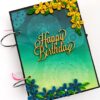 Happy Birthday Handmade Scrapbook Gift - D1 image Happy Birthday Handmade Scrapbook Gift - D1 image