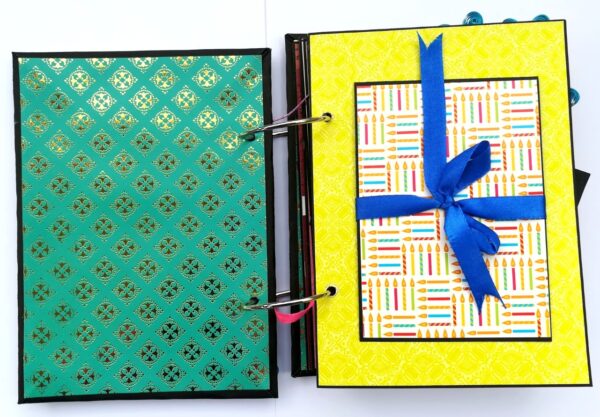Happy Birthday Handmade Scrapbook Gift - D1 image Happy Birthday Handmade Scrapbook Gift - D1 image