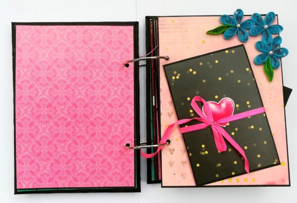Happy Birthday Handmade Scrapbook Gift - D1 image Happy Birthday Handmade Scrapbook Gift - D1 image