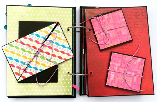 Happy Birthday Handmade Scrapbook Gift - D1 image Happy Birthday Handmade Scrapbook Gift - D1 image